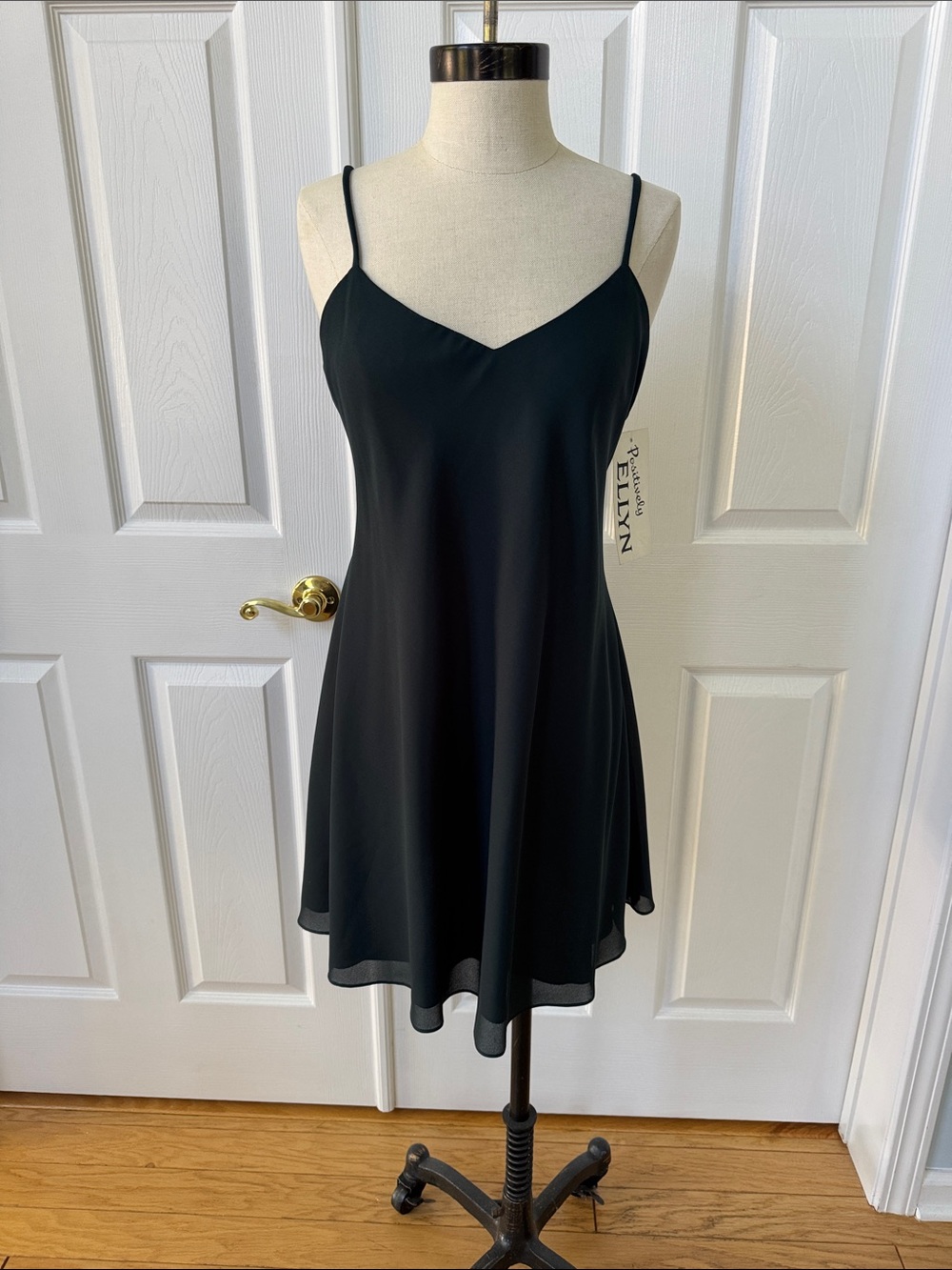 Hunter green Spaghetti Strap Slip Dress